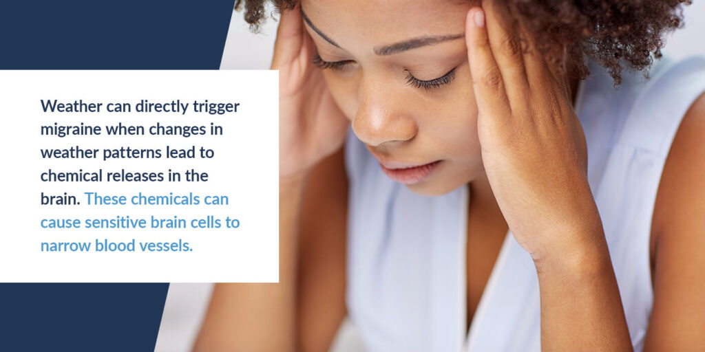 Why can weather trigger migraine?