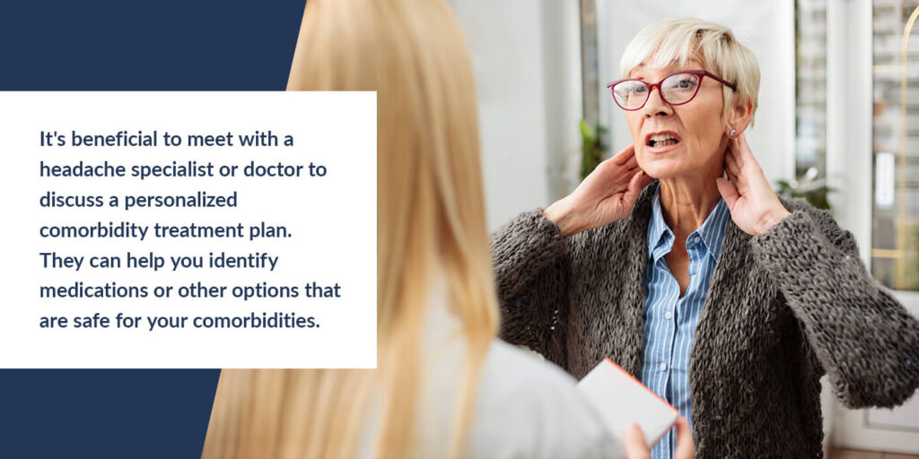 Treating migraine comorbidities