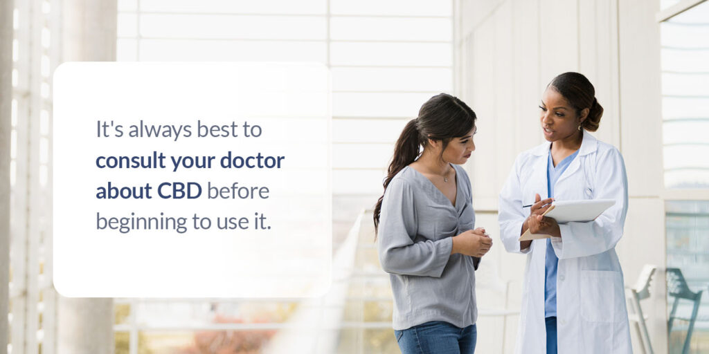 consult doctor about CBD for migraine