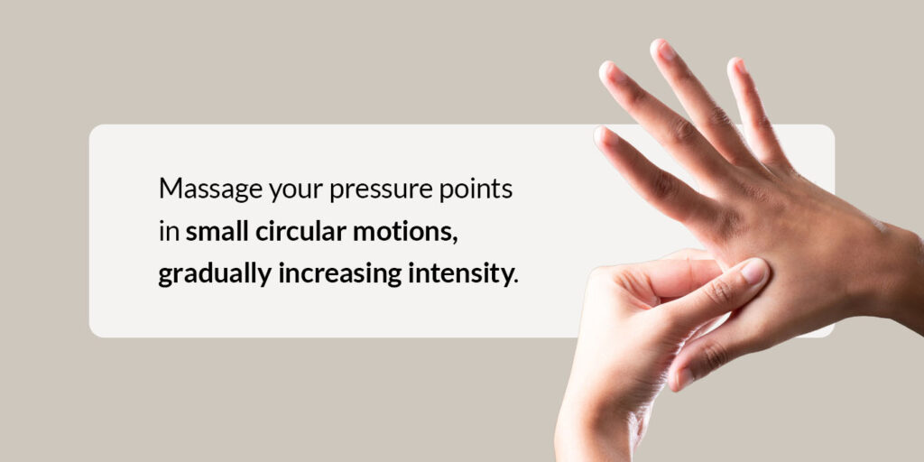 Massage pressure points