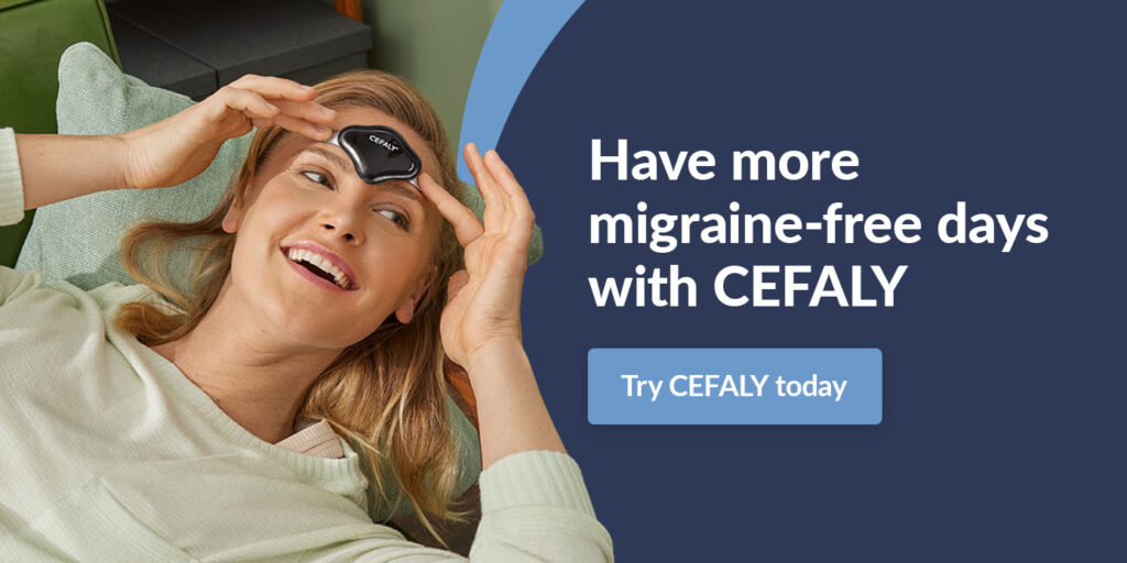 Have more migraine-free days with CEFALY