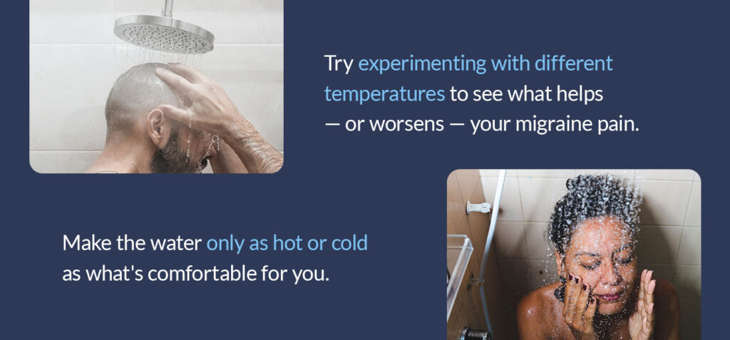 Can showers trigger a migraine attack?