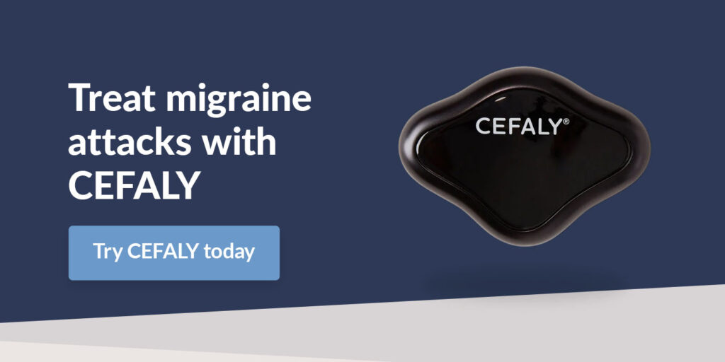 Treat migraine attacks with CEFALY